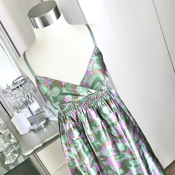 Satin Sundress Dress Small - Picture 6 of 6